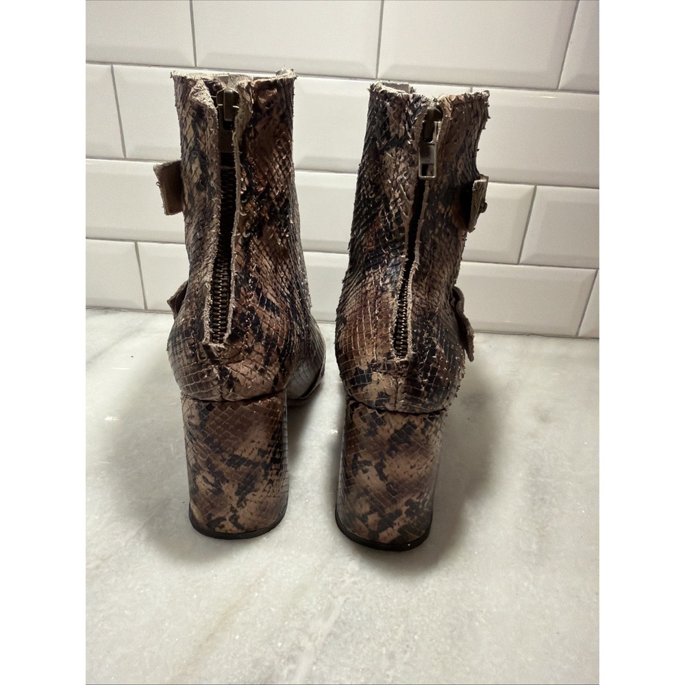 FREEBIRD Joey‎ Snake Print Bootie SZ 10 - Picture 9 of 16